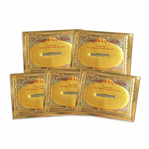 Five gold collagen lip mask packets