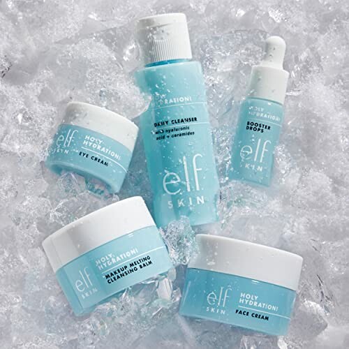 e.l.f. skin care products on ice